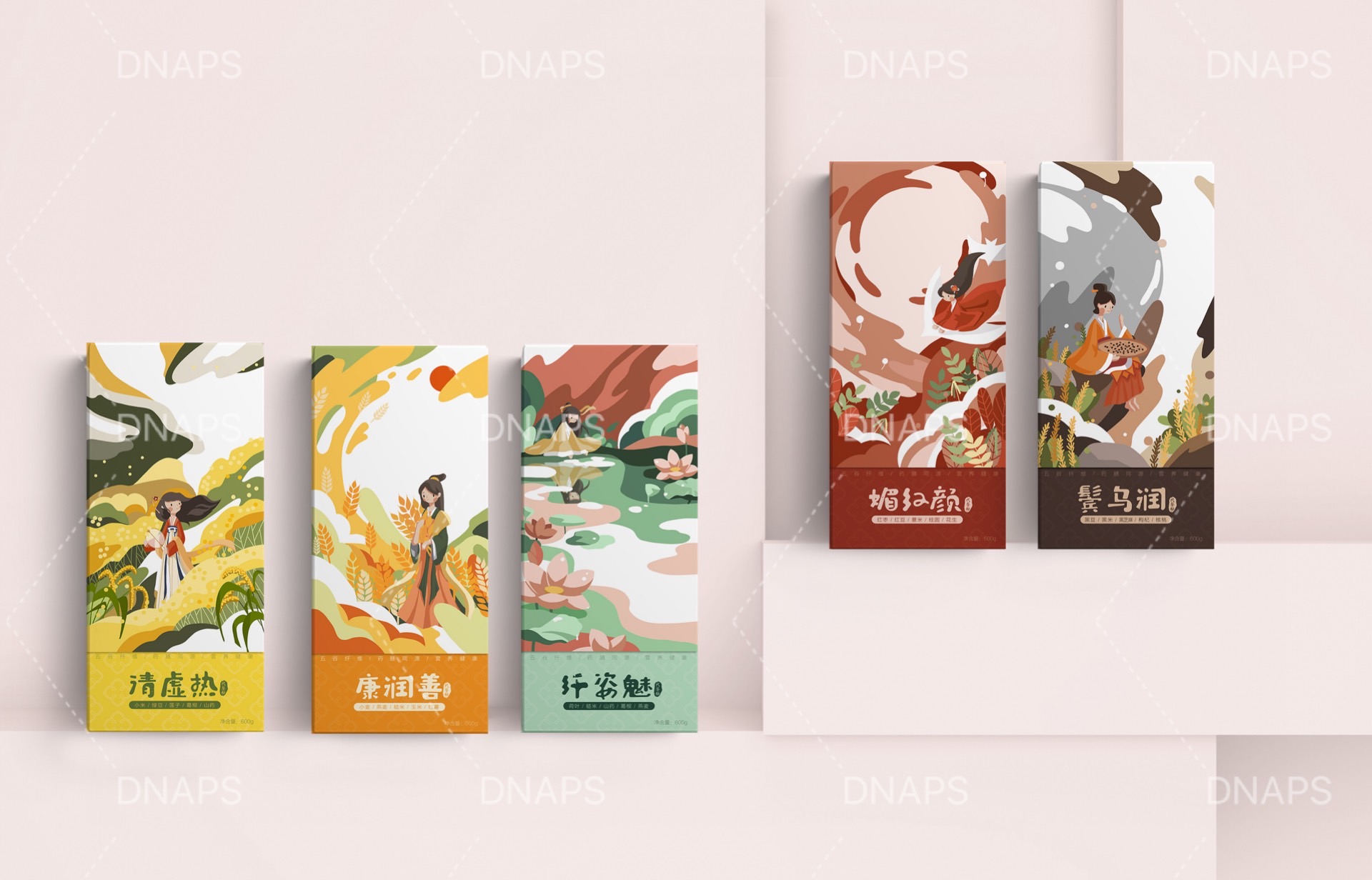 五谷佳韻代餐粉包裝