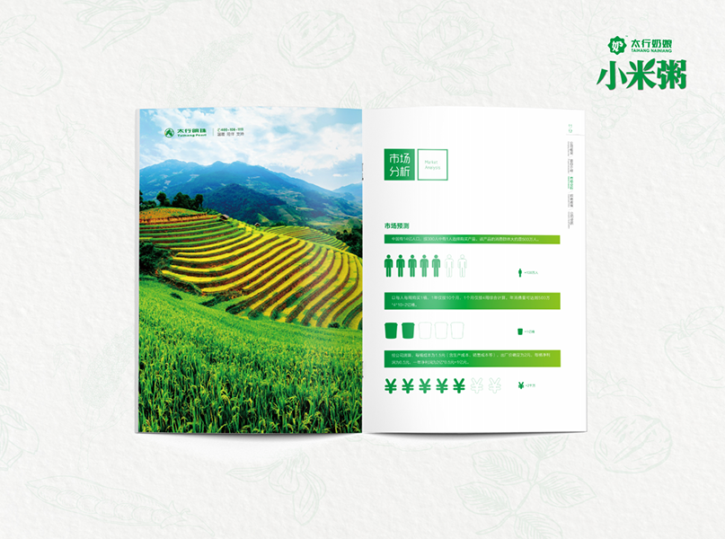 基因印刷雜糧宣傳畫冊(cè)